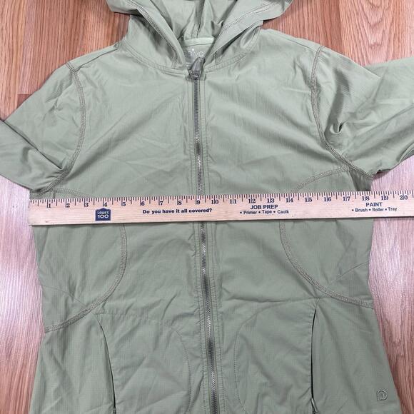 Paiva Windbreaker Full Zip Hooded Long Sleeve Women’s Size S Small Green - Picture 5 of 10